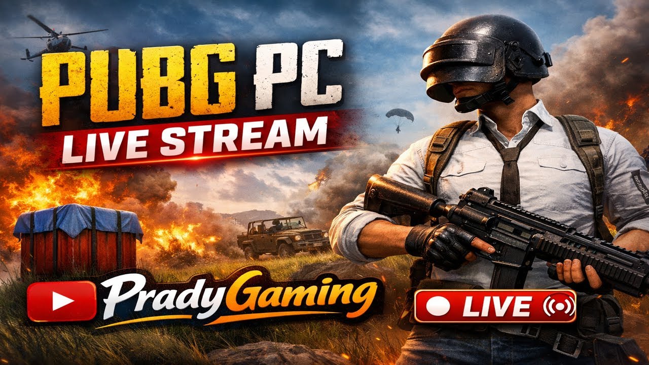 PUBG PC LIVE STREAM 🔴 | Intense Ranked Matches | PradyGaming