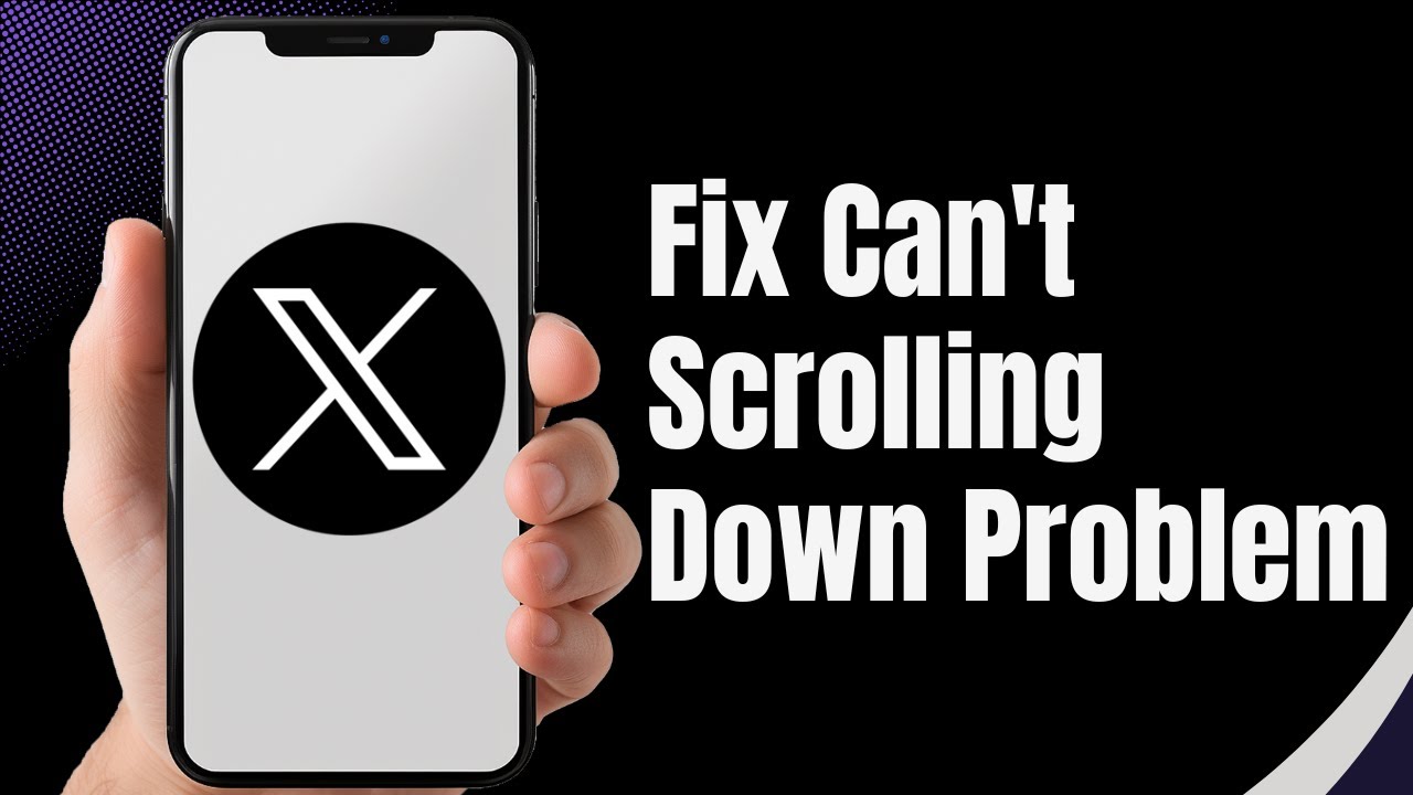 How to Fix Twitter Can't Scrolling Down Problem (2024)