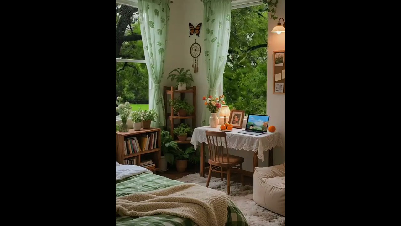 So relaxing 💚🏡 #cozyhome #cozydream #aesthetic #green #jianwei