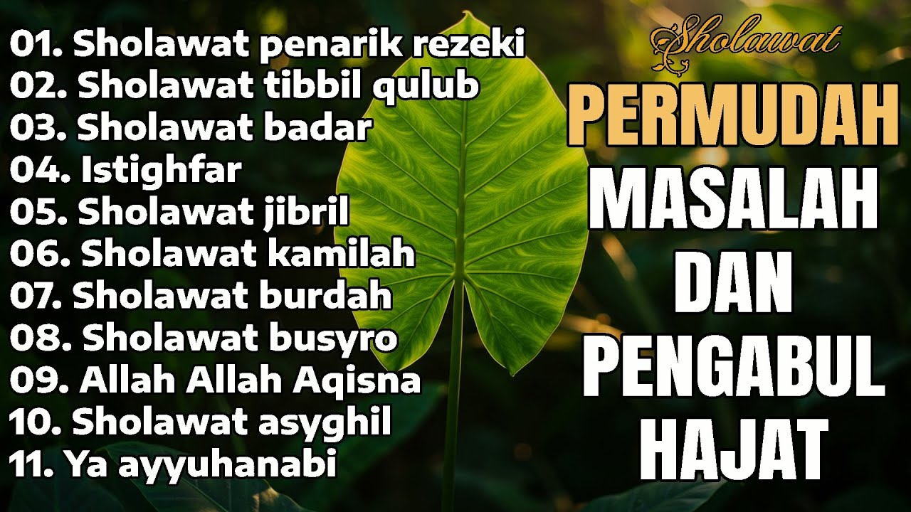 KUMPULAN SHOLAWAT PENARIK REZEKI PALING MUSTAJAB 2026 | Jibril, Nariyah 😍🙏 FULL ALBUM VIRAL 4K