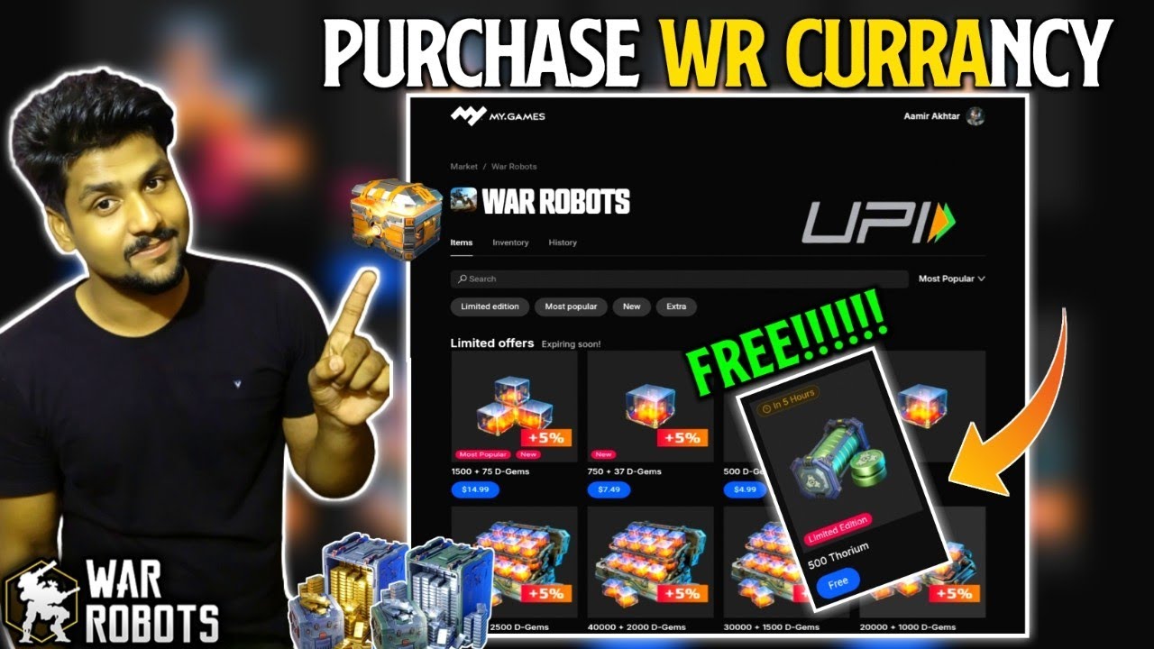 War Robots Currency Parchase | War Robot Free Gold And Silver | wr get free gold and silver