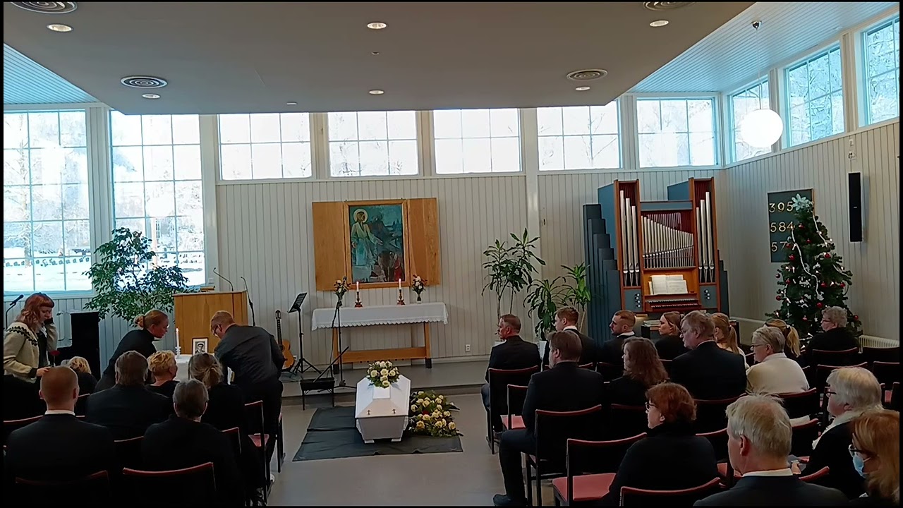 Gunnar Bölings Jordfästning i Terjärv församlingshem 05.01.2024