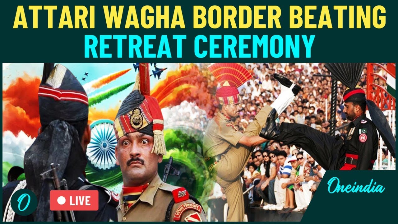 LIVE: Attari Wagha Border Beating Retreat Ceremony | Republic Day 2025 | India- Pakistan Border |BSF