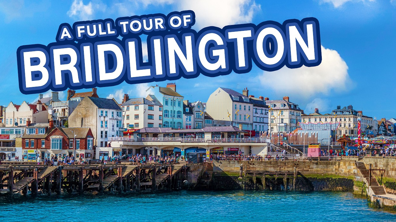BRIDLINGTON | Full tour of seaside town Bridlington from South Beach to Town and Harbour
