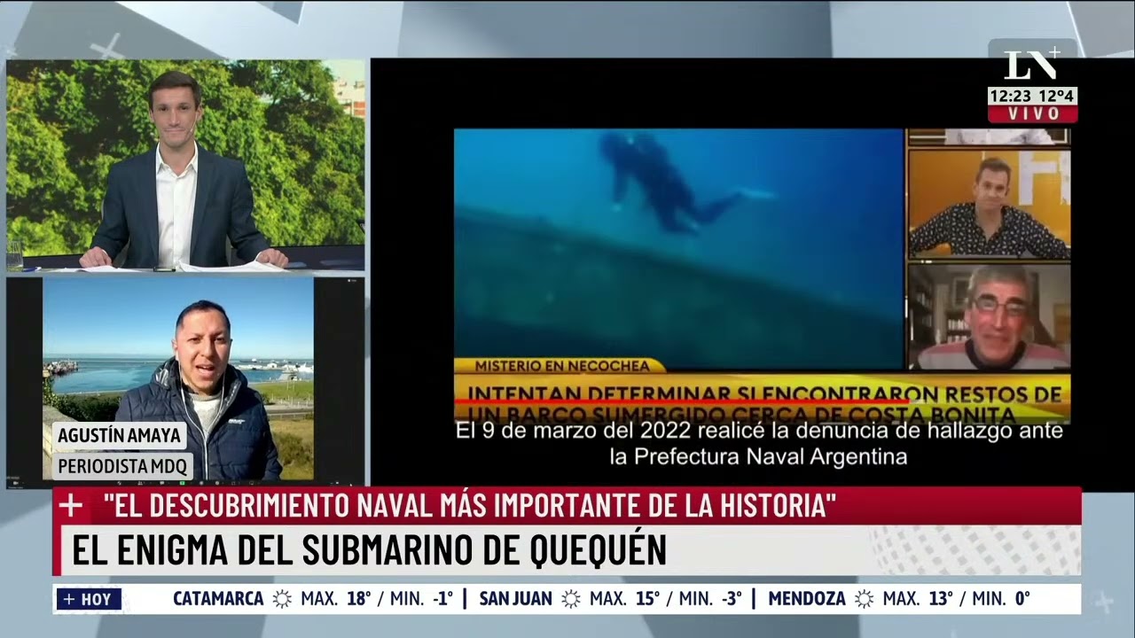 El enigma del submarino de Quequén: es el descubrimiento naval más importante de la historia