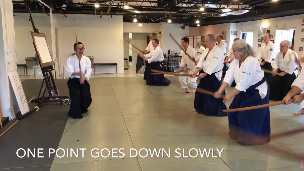 【合氣道】Kashiwaya sensei’s Bokken Drills