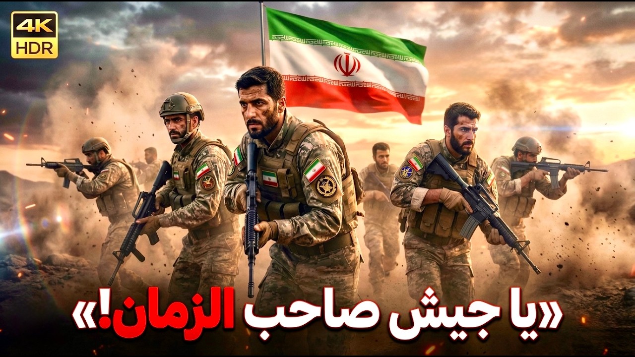 🪖یا جیش صاحب الزمان (Arabic version) |  ای لشگر صاحب زمان #iran  #sora2 #mahdi #jihadi #aivideo