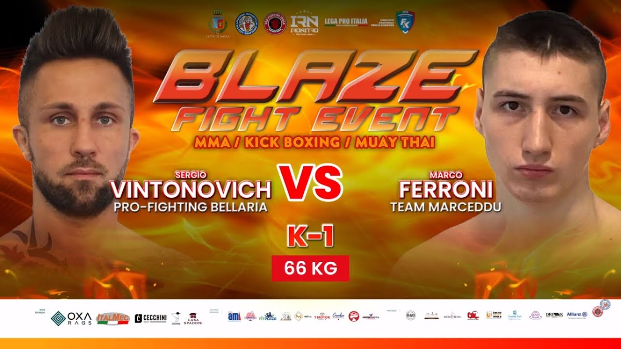 K-1 - Sergio Vintonovic (Pro-fighting Bellaria) vs Marco Ferroni (Team Marceddu)
