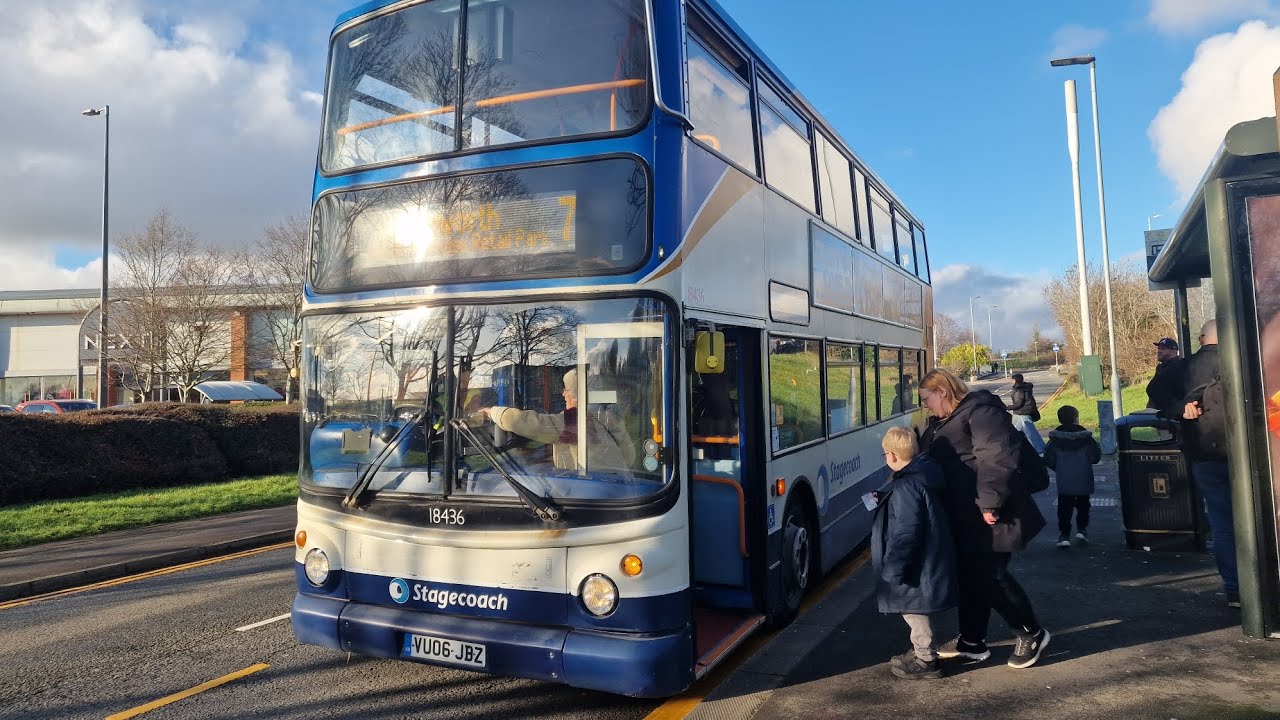 Stagecoach West ALX400 Trident 18436 VU06 JBZ on 7 to Highworth 
