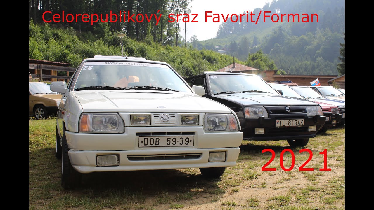 Celorepublikový sraz Favorit/Forman 2021 aneb cesta přes celou republiku a zpět