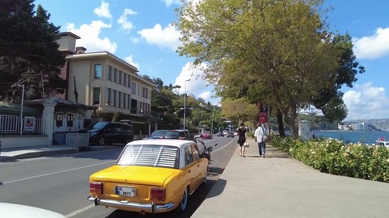 Walking in Yenikoy, Istanbul - Turkey  - Istanbul Seaside Town | Walking Channel