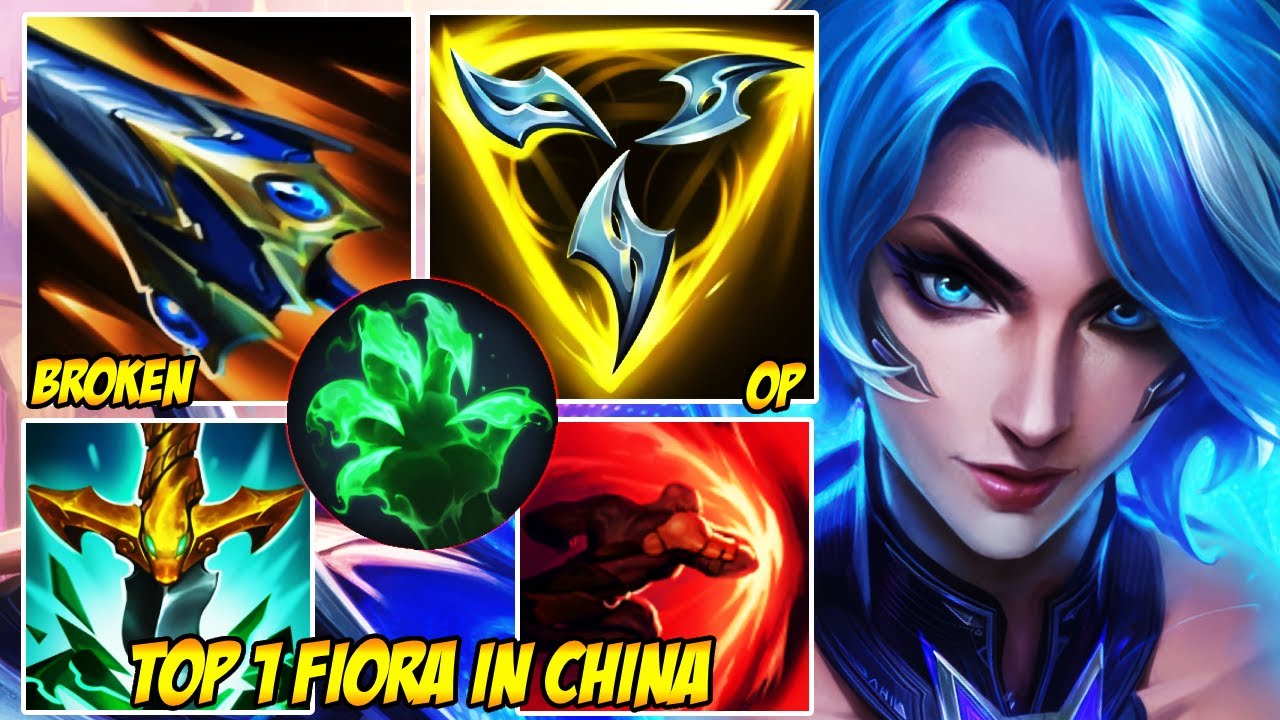 WILD RIFT CHINA TOP 1 FIORA - ARMOR DOES NOTHING! (BROKEN CHAMP)