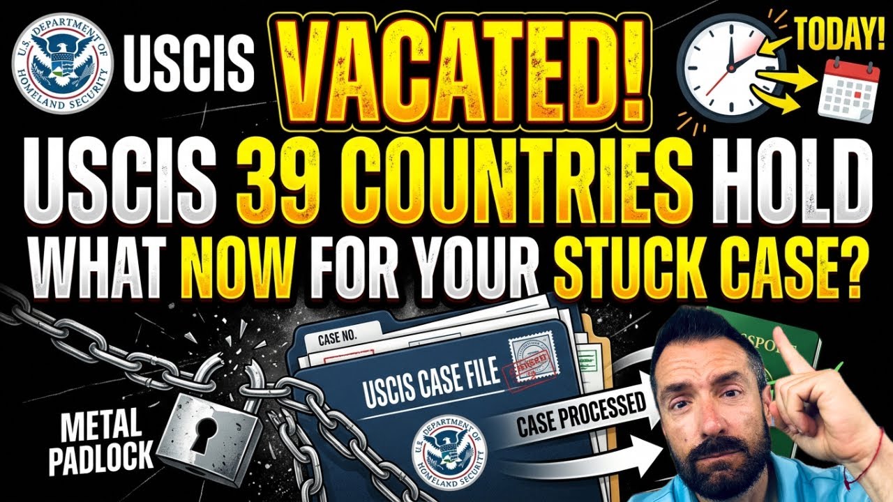 Политика приостановки USCIS (для 39 стран) ОТМЕНЕНА &mdash; Что будет с вашим зависшим делом СЕГОДНЯ?