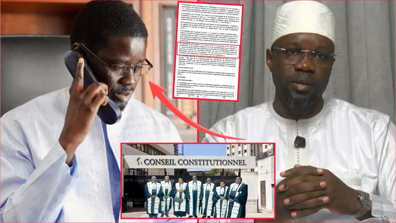 Urgent: Exclusion de Ousmane SONKO de l&rsquo;Assembl&eacute;e&hellip;!? Le conseil constitutionnel est&hellip; Diomaye a