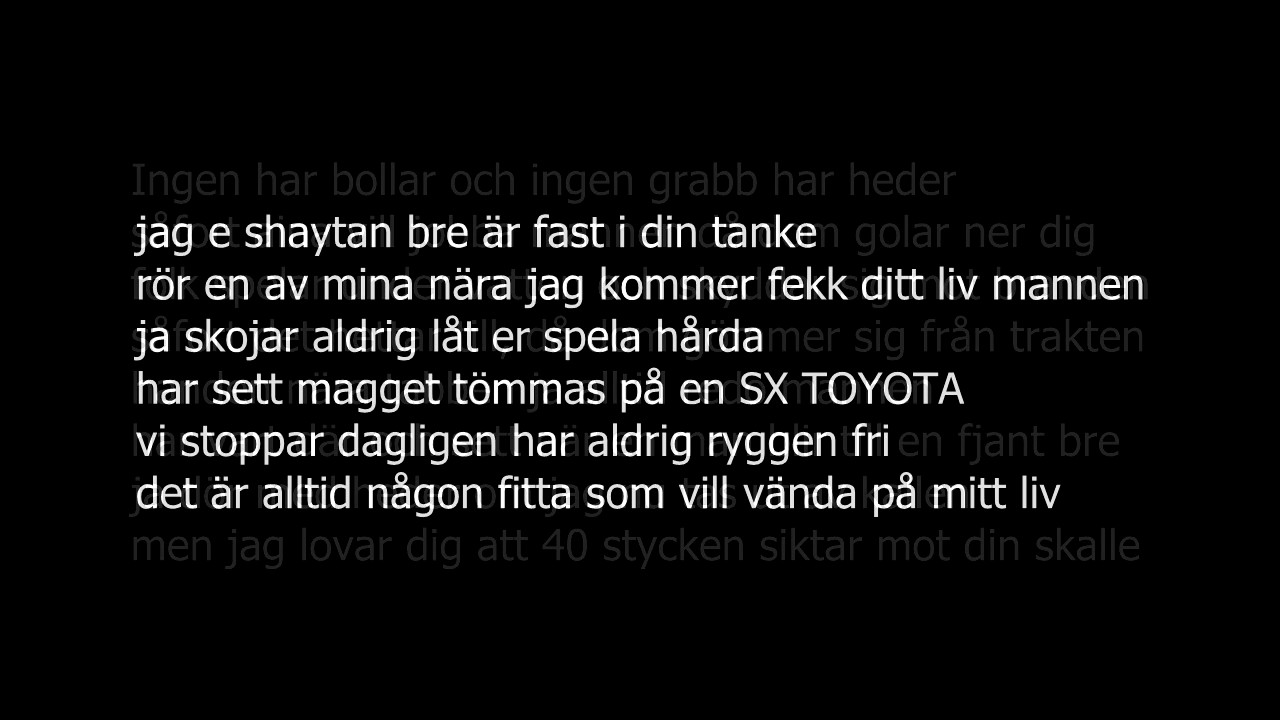 Armani Råby ft Ricky Rich - Förstå mig - LYRICS