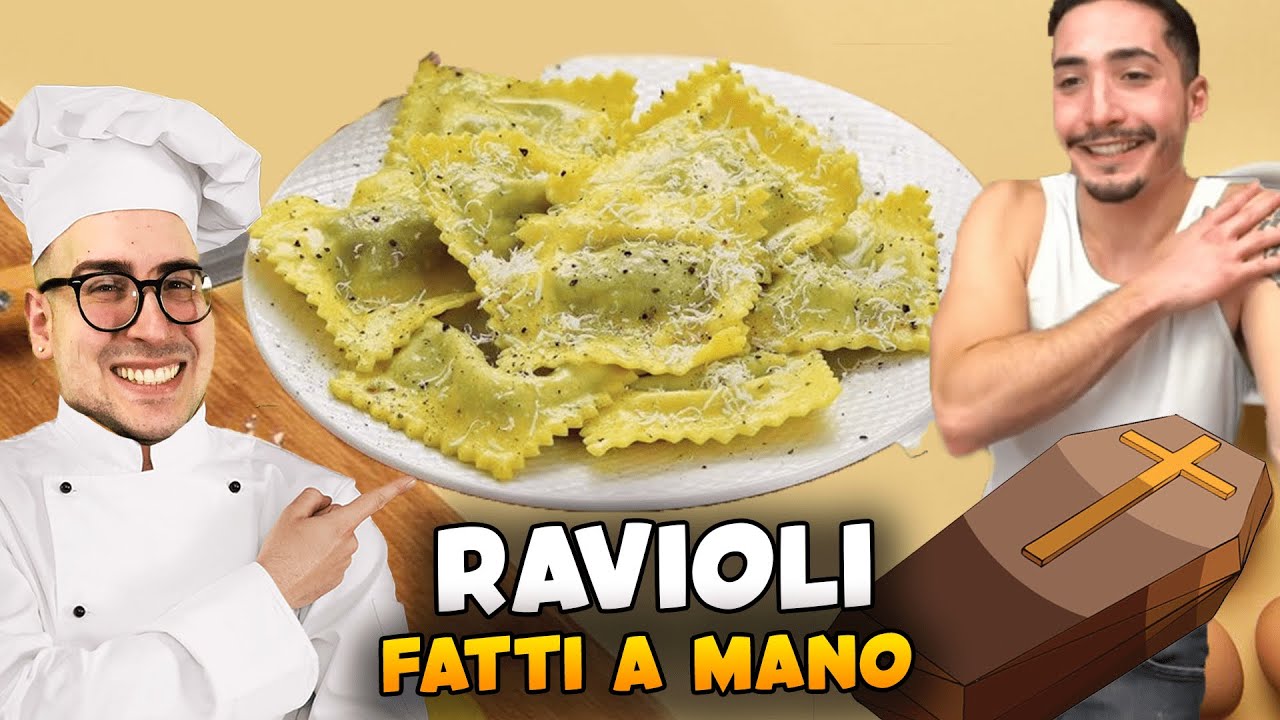 RAVIOLI RICOTTA E SPINACI FATTI IN CASA | IN CUCINA CON MATTEOHS