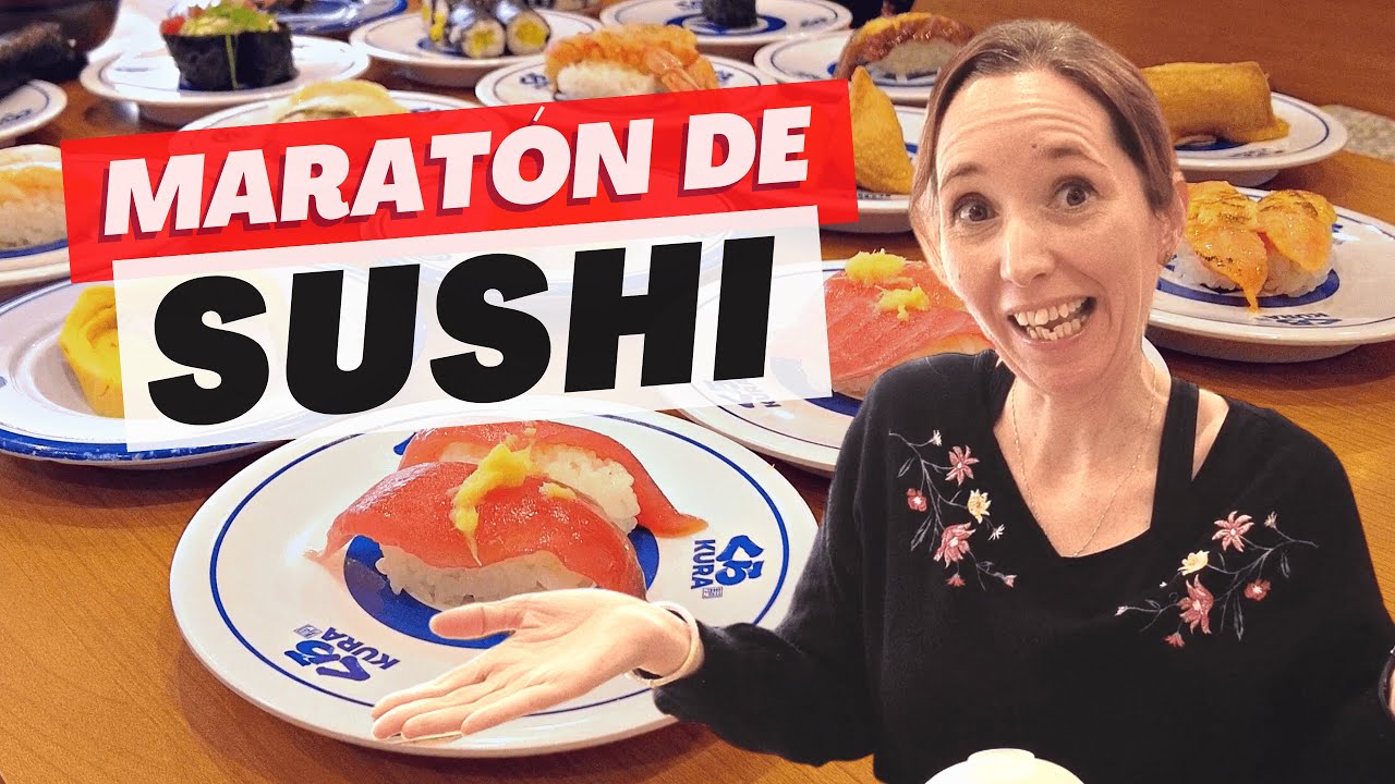 Cuántos TIPOS DE SUSHI conoces?🍣 KURA SUSHI JAPÓN
