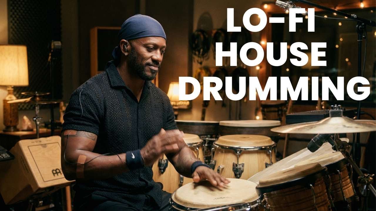 Live Lo-Fi House Percussion | Chill Groove Session