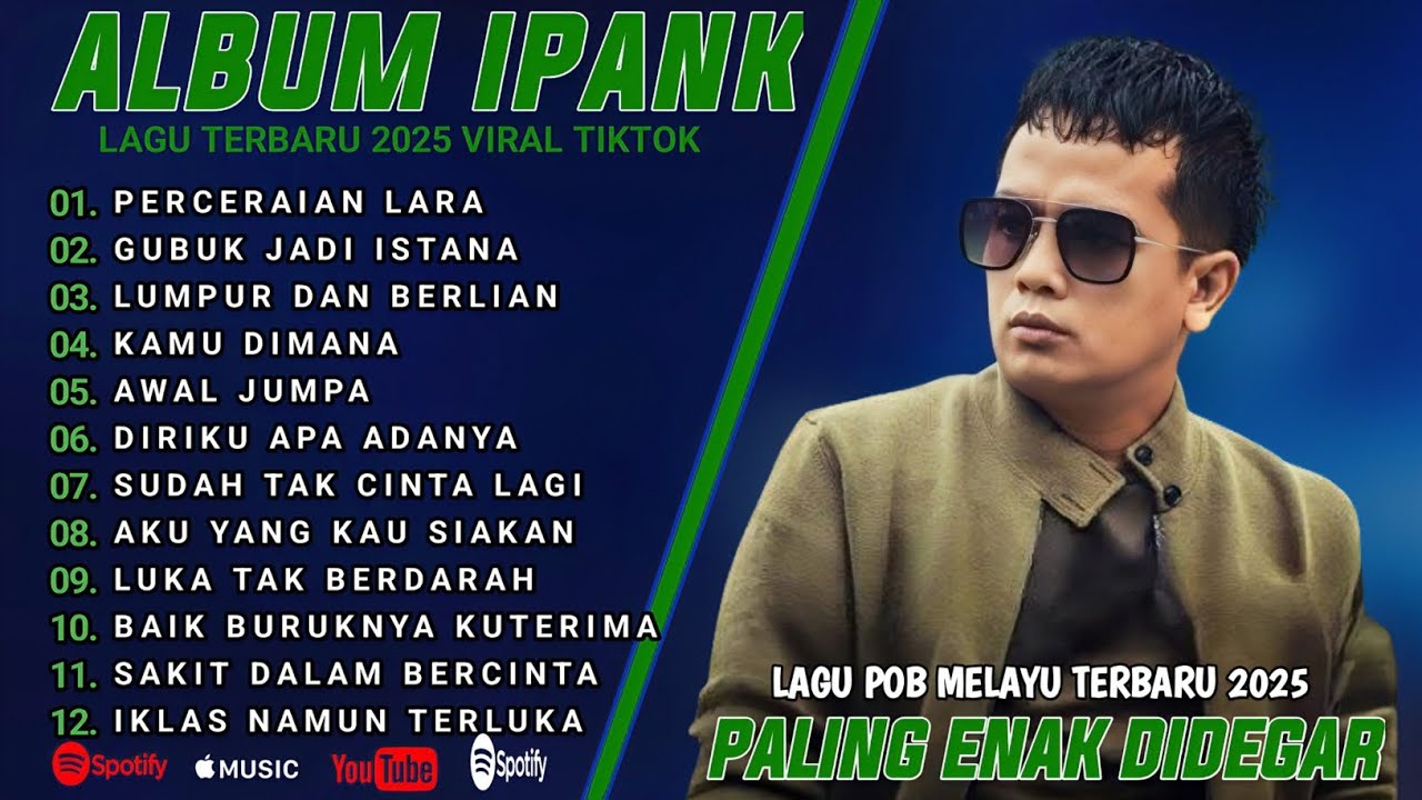 PERCERAIAN LARA- IPANK FULL ALBUM TERBAIK (LIRIK) GUBUK JADI ISTANA - LAGU POP MELAYU TERBARU 2025