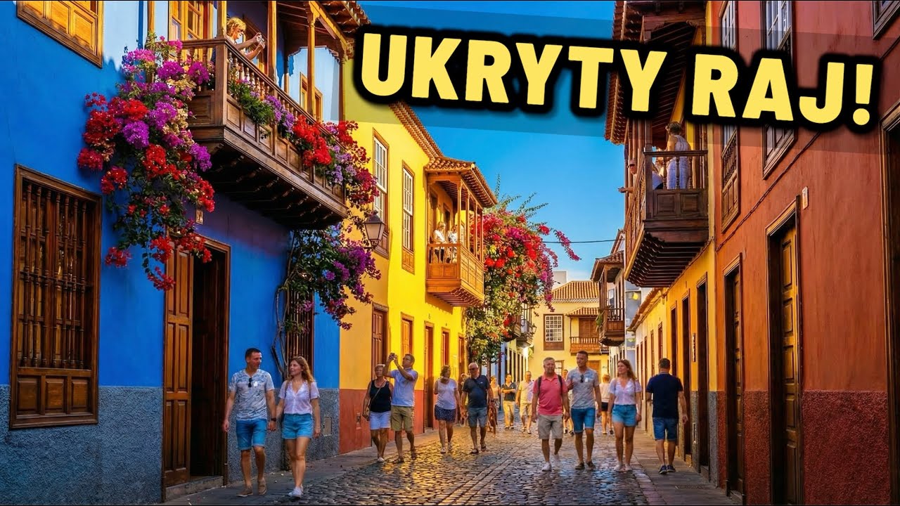 TENERYFA 2026: Magia Starego Miasta w Puerto de la Cruz 🏛️ Spacer pełen kolorów