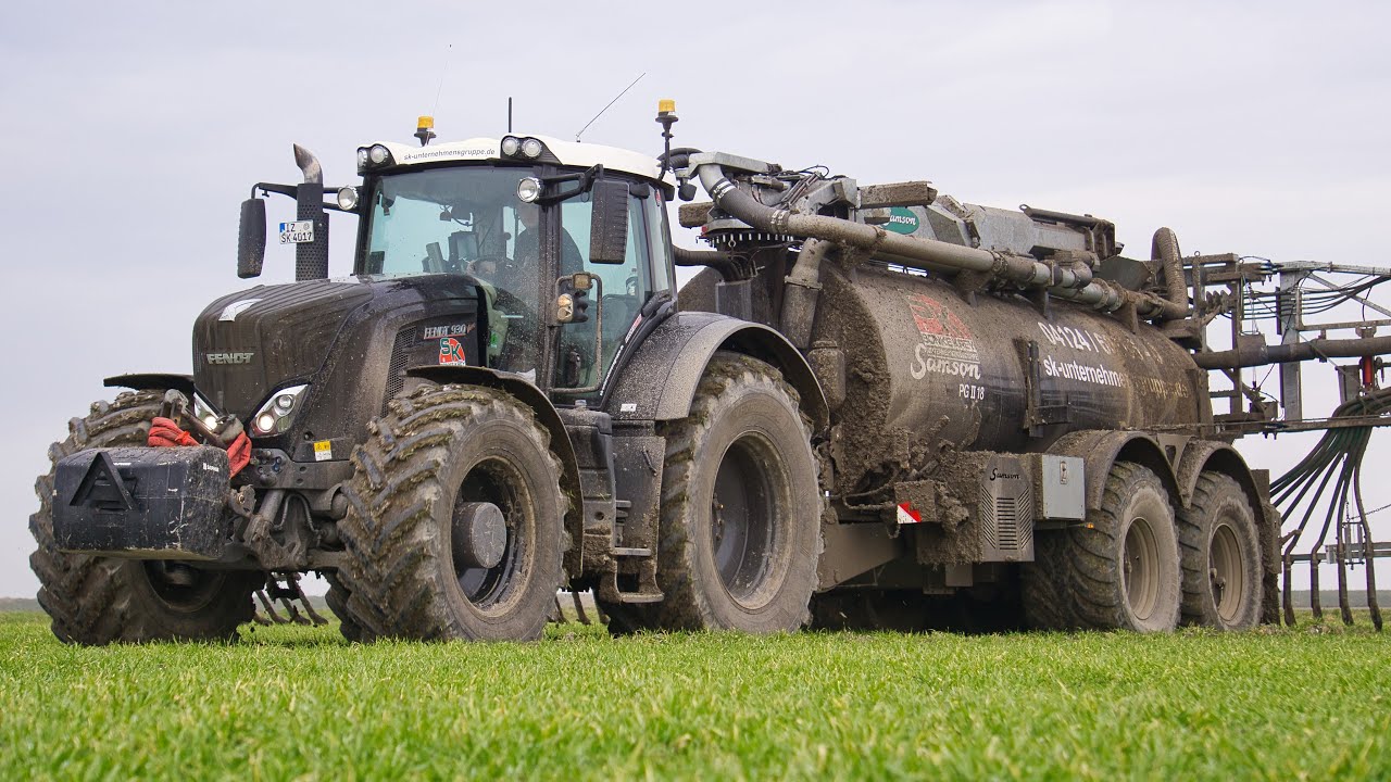 Fendt Traktoren in der Gülle! | 30m Verschlauchung/schwarzer 728 uvm |Landwirtschaft in Dithmarschen
