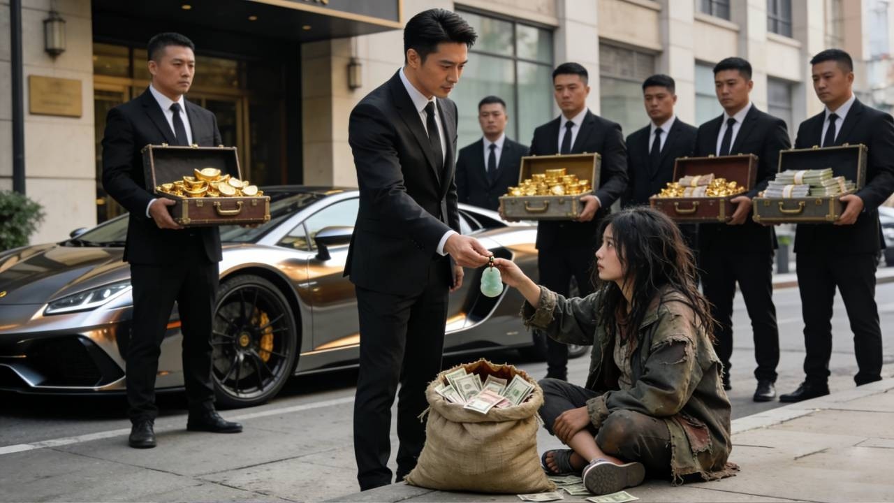乞丐女孩救下总裁助理，没想到老板竟然是青梅竹马，小时候的约定不知道她还记得吗？！！【小锋正能量】