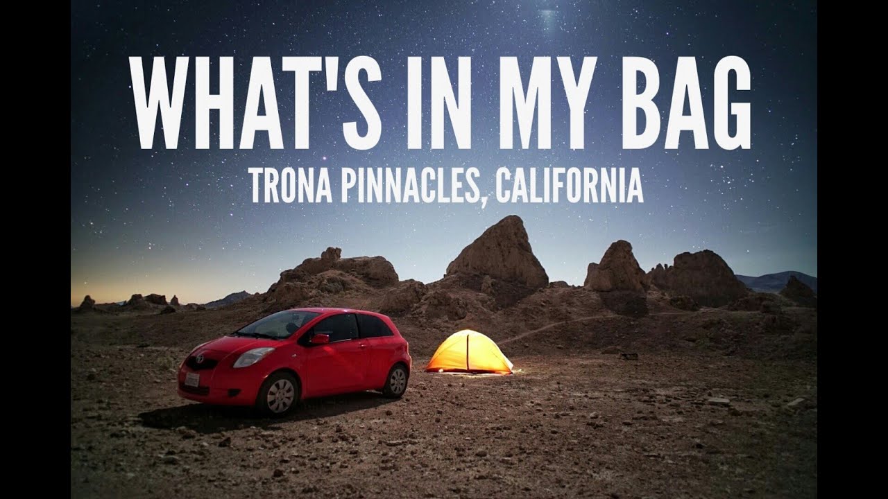 What's In My Camera Bag -  Trona Pinnacles