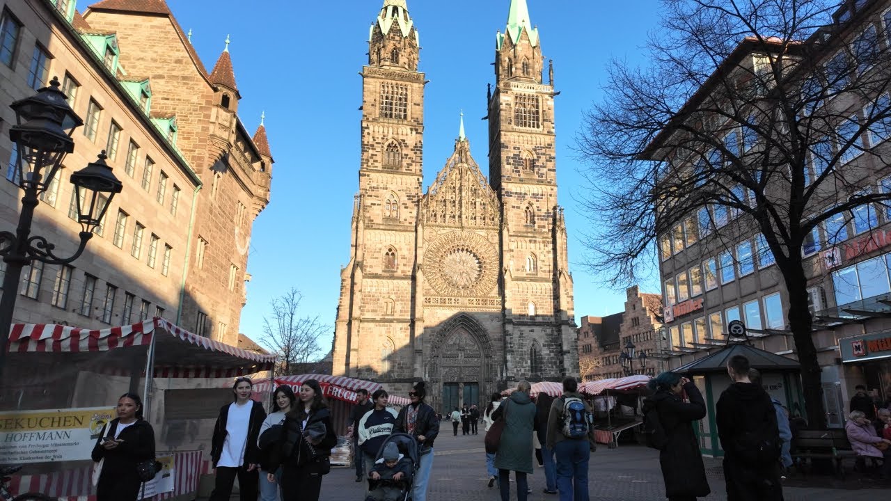 N&uuml;rnberg Innenstadt 4K Adlerstra&szlig;e - Lorenzer Platz - Pfarrgasse