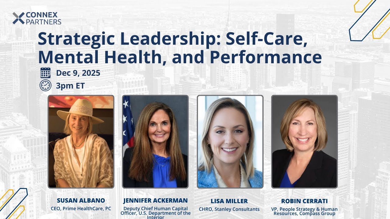 Strategic Leadership Self Care, Mental Health, and Performance