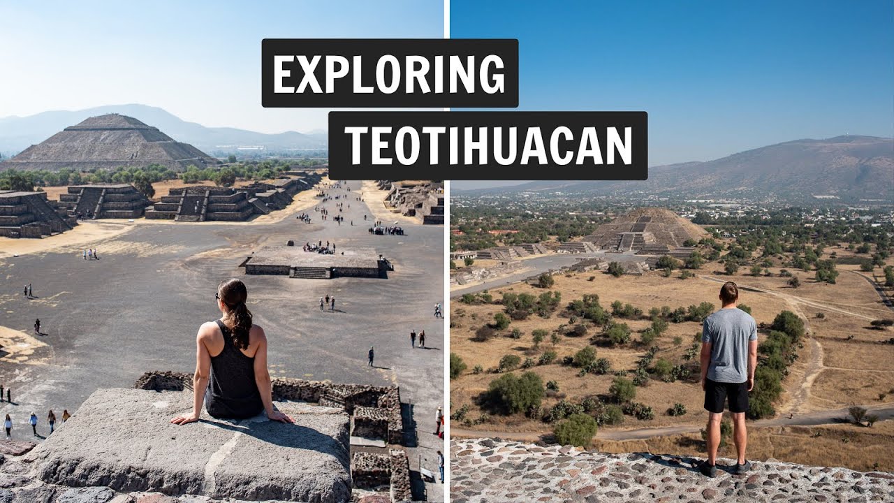 Visiting Teotihuacan (by BUS) in Mexico City! (+ eating lunch in a CAVE!)