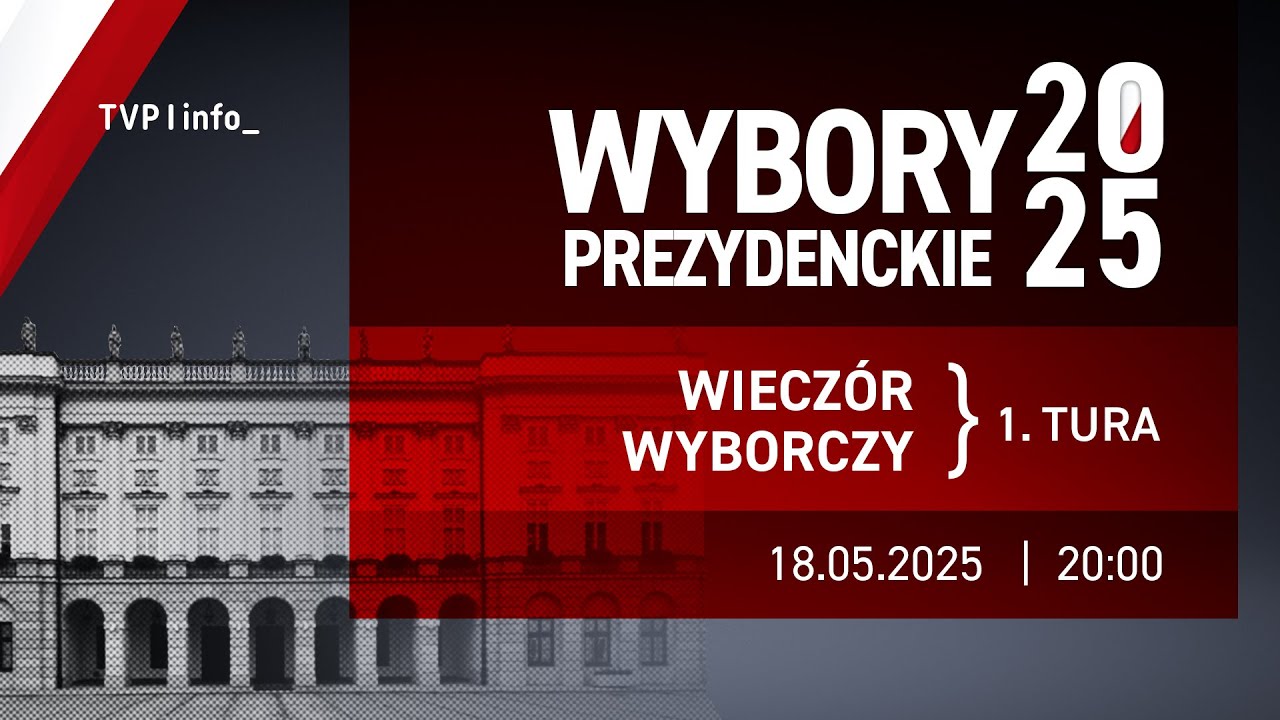 WIECZ&Oacute;R WYBORCZY | WYBORY PREZYDENCKIE 2025 | I TURA