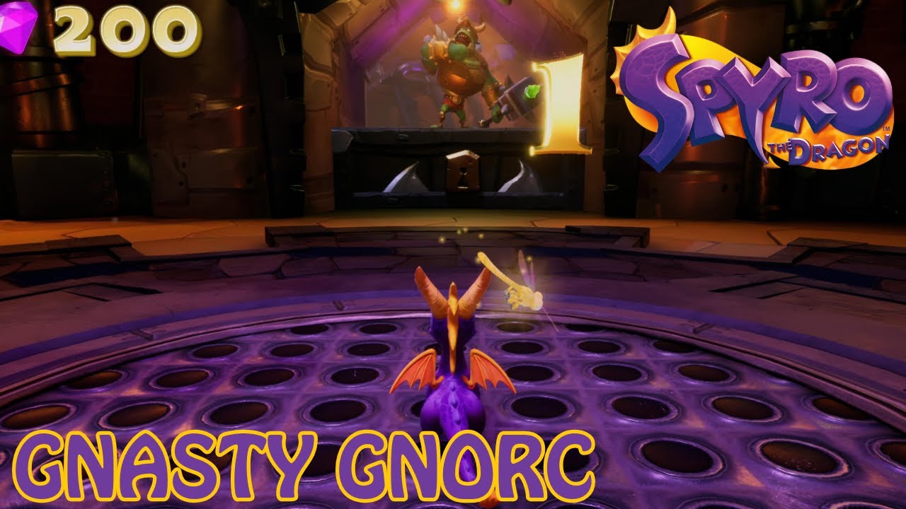 Gnasty Gnorc Boss Fight | Spyro The Dragon | Spyro Reignited Trilogy