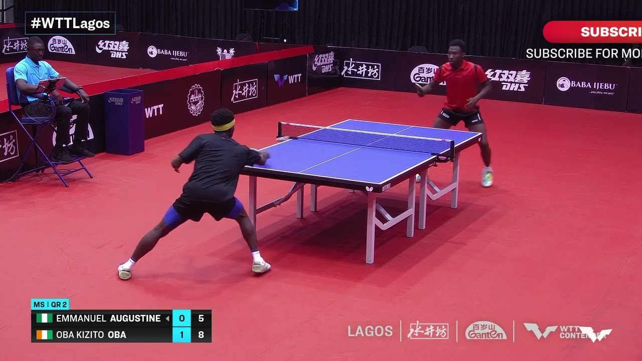Emmanuel Augustine vs Oba Kizito Oba | MS Qual | WTT Contender Lagos 2023