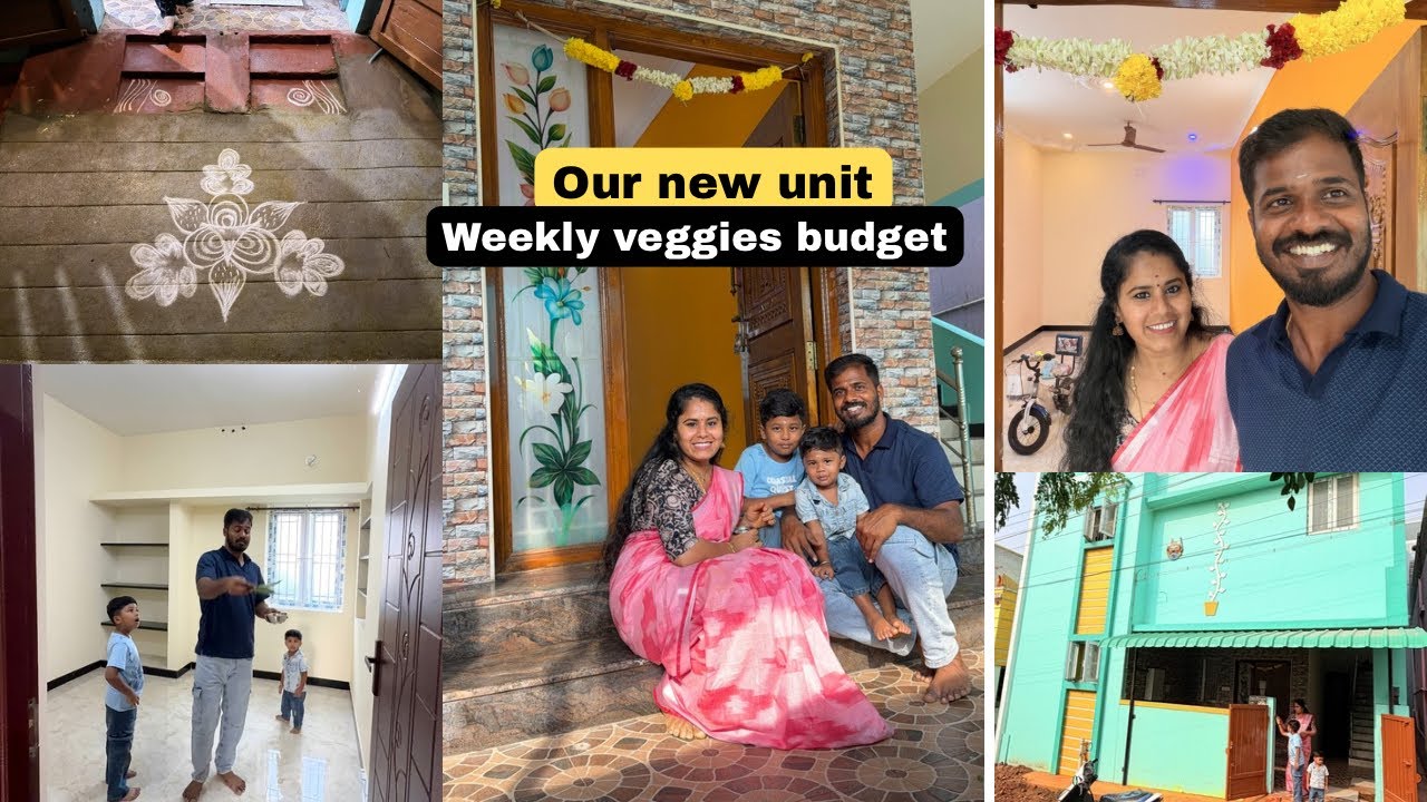 Our new unit💐| vegetables budget | weekly budget | mom of 2 | Home tour #trend