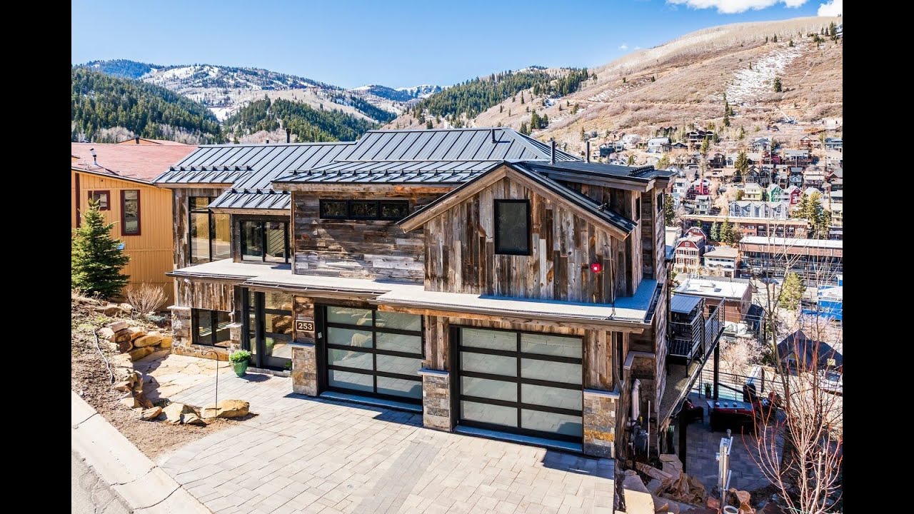 Mountain Modern Masterpiece with Sweeping Old Town and Ski Area Views