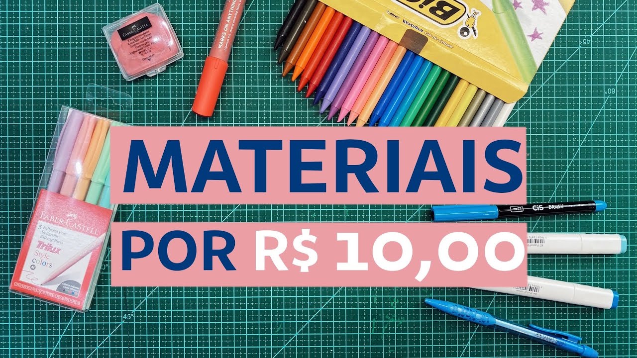 MATERIAIS PREFERIDOS QUE CUSTAM MENOS DE R$10 | Marina Viabone