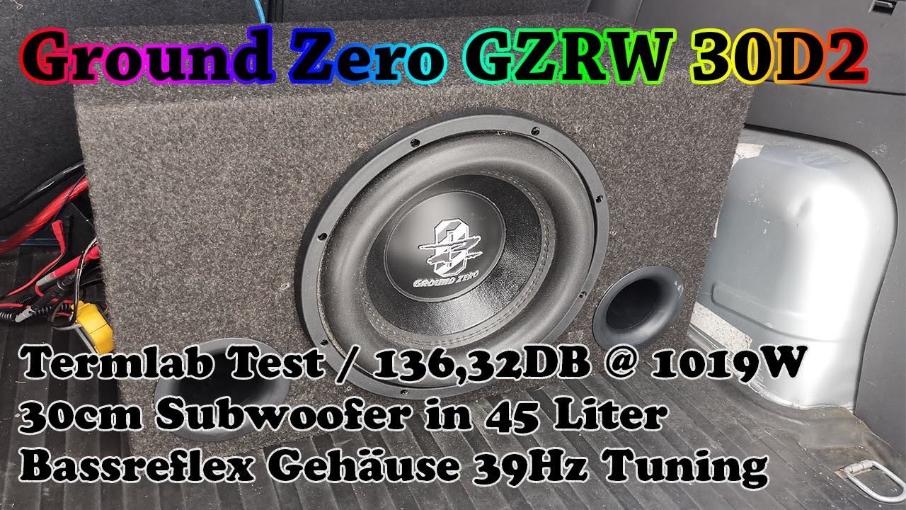 Ground Zero GZRW 30D2 Subwoofer 12