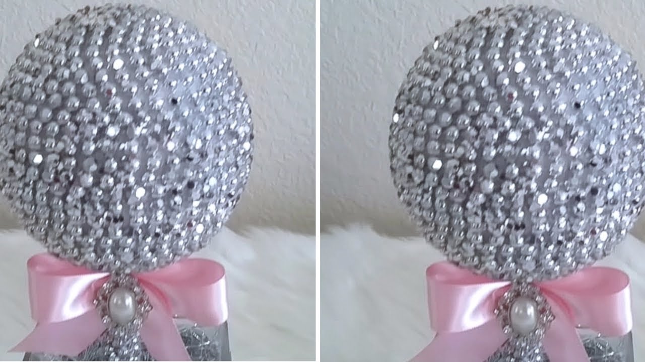 DIY | BLING CENTERPIECE | GREAT FOR WEDDING, SPECIAL EVENTS, HOME DECOR