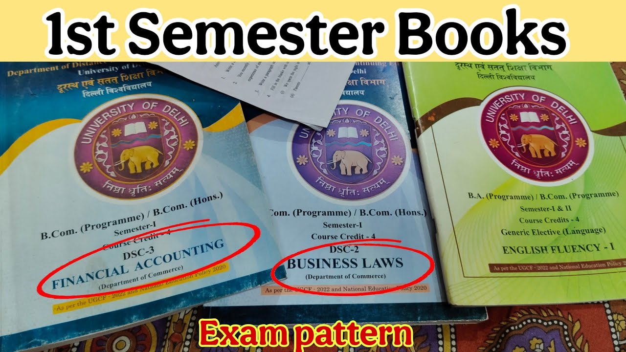 DU SOL 1st Semester 2025 Important Update | Datesheet, Internal Assessment, Books | SOL 1st SEM Exam