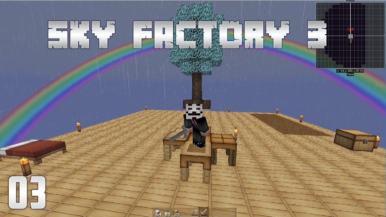 SkyFactory 3 - Cobblestone Generator + Lava Generator