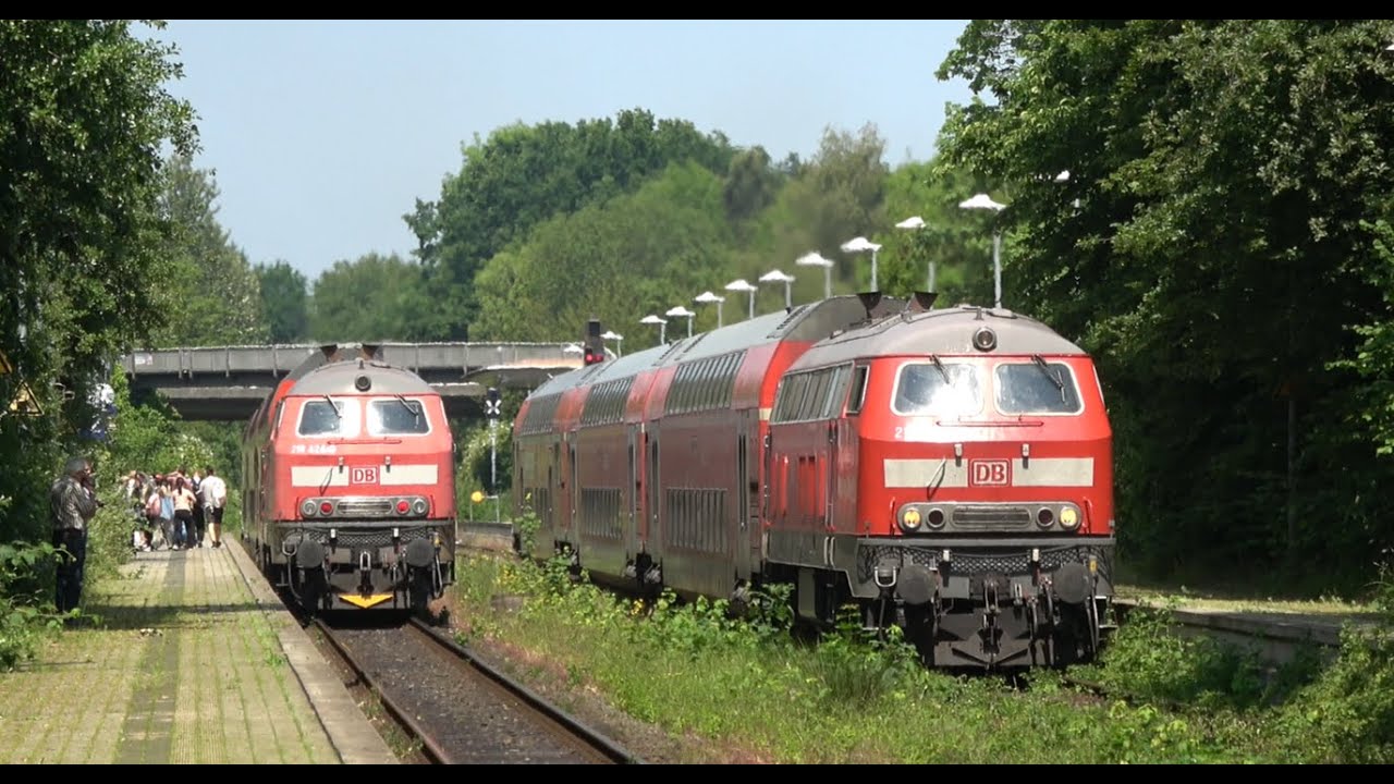 BR 218 (TB 11) im Einsatz auf der Vogelfluglinie / KiWo 2023