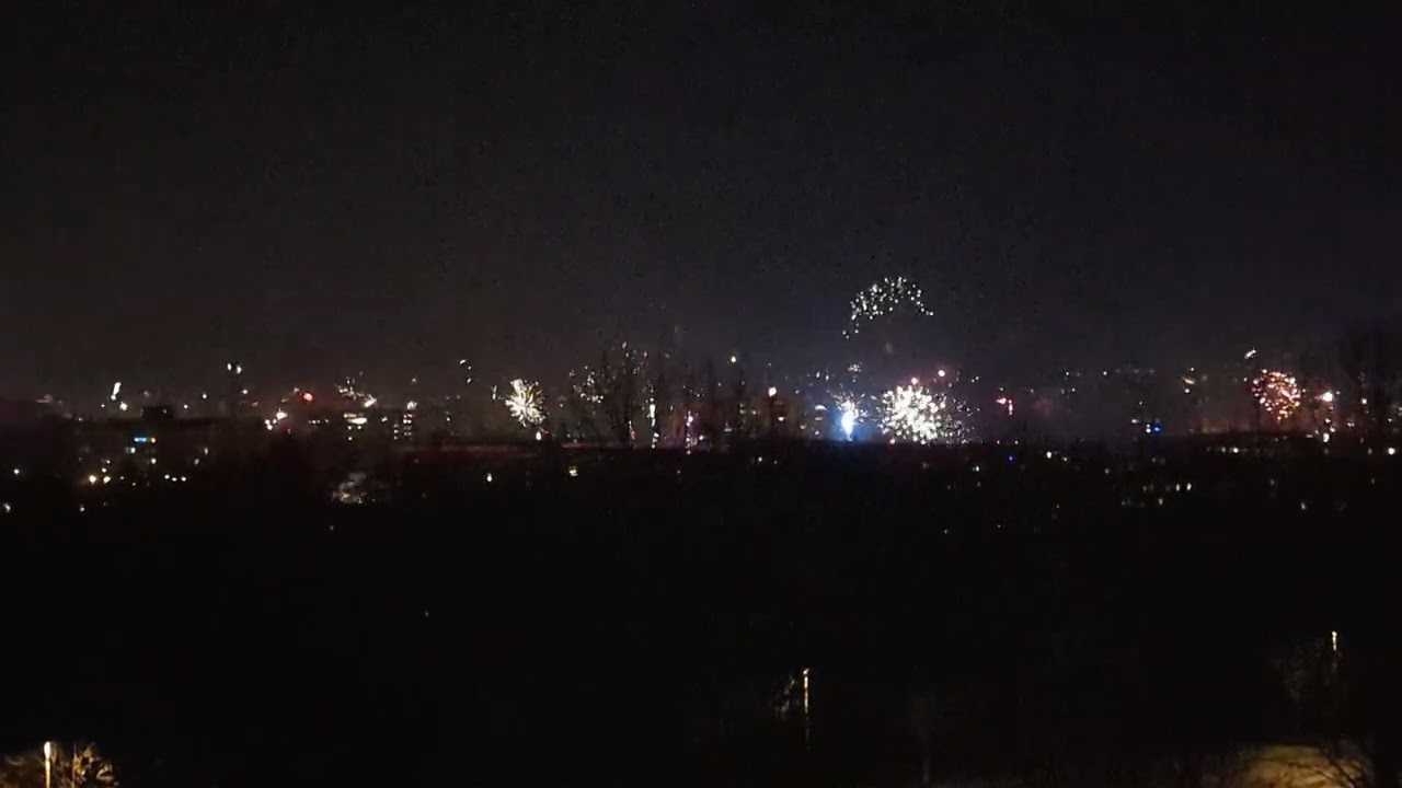 Silvesterfeuerwerk in Gera 31.12.2024