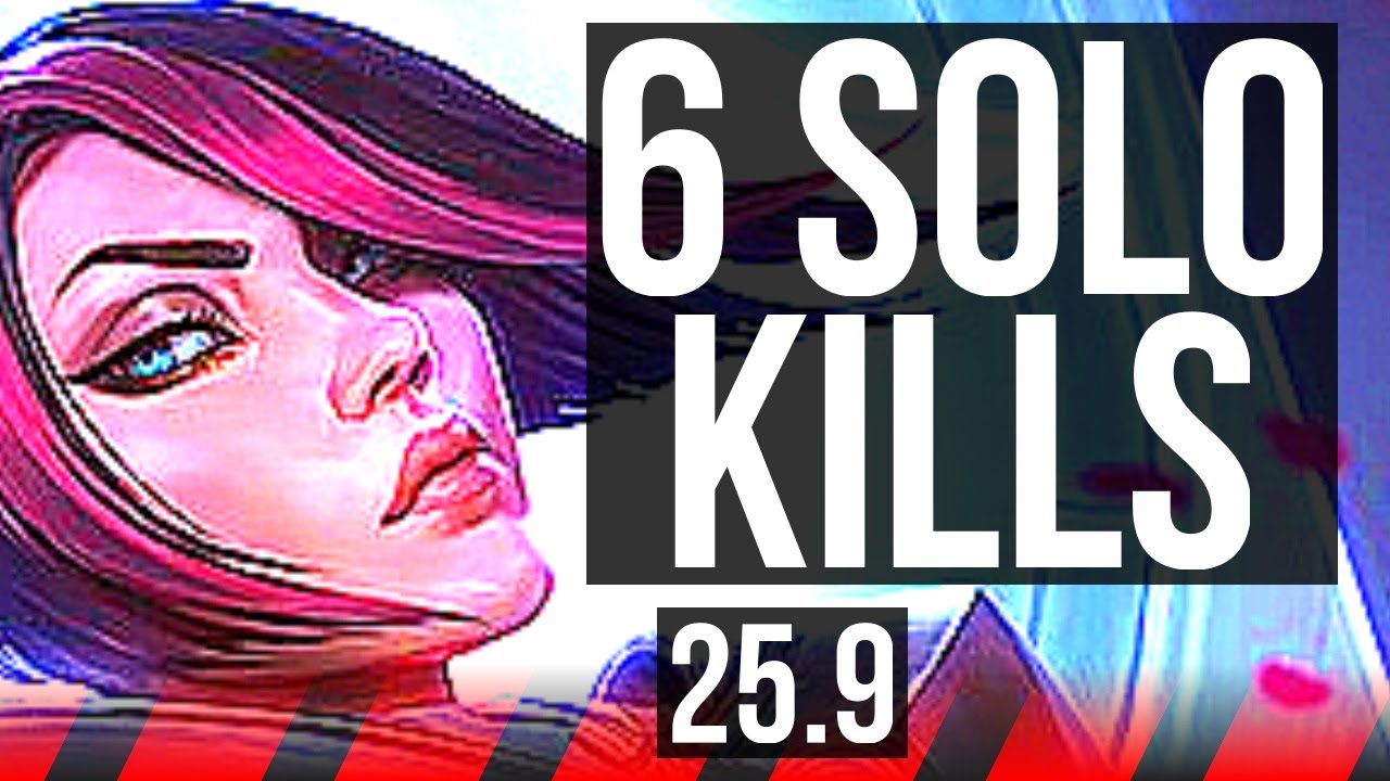 FIORA vs DARIUS (TOP) | 6 solo kills, 12/2/6 | EUW Master | 25.9