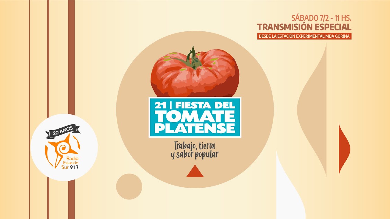 FIESTA DEL TOMATE PLATENSE - 21 años de sabor que persiste | Transmisión Especial