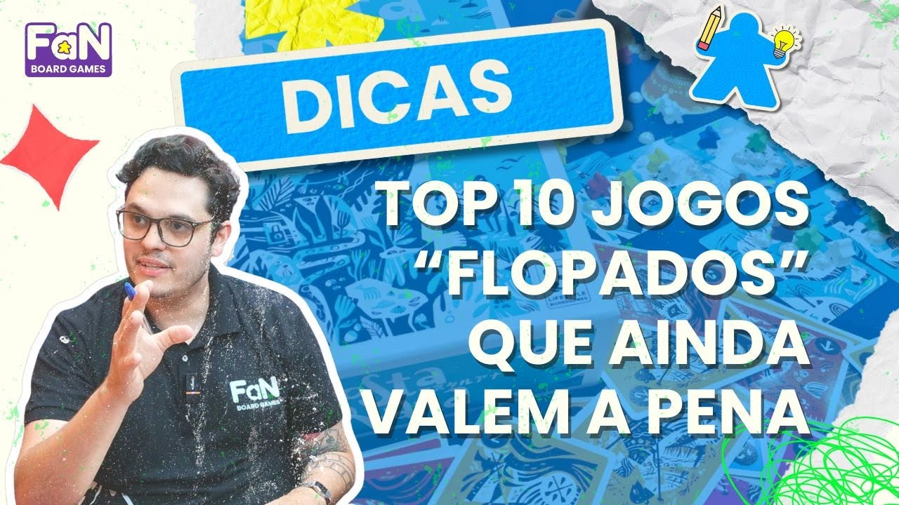 “ESSES FLOPADOS MERECEM UMA SEGUNDA CHANCE” – 10 Jogos de Tabuleiro Esquecidos ⭐ (Top Fan Club)