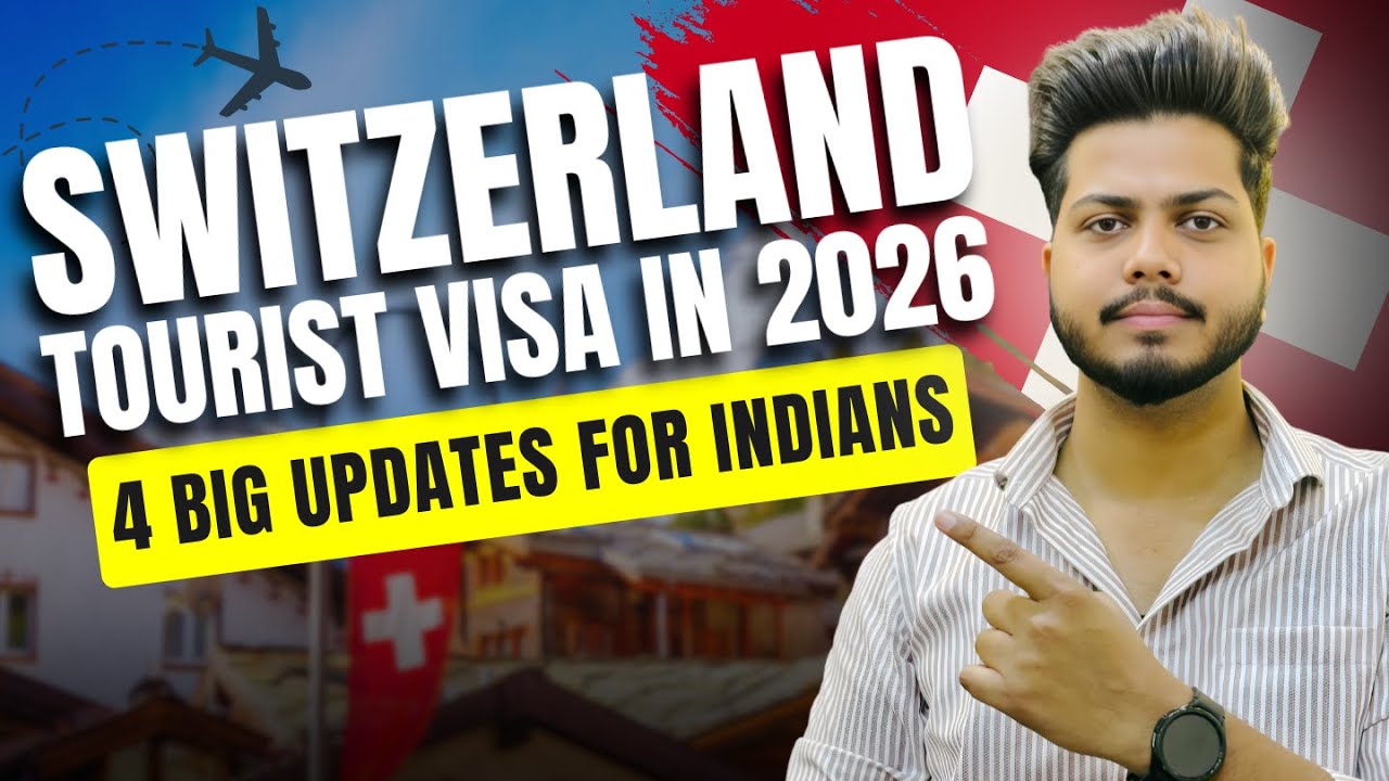 🇨🇭 Switzerland Tourist Visa for Indians in 2026 | Full Process & 4 New Changes!
