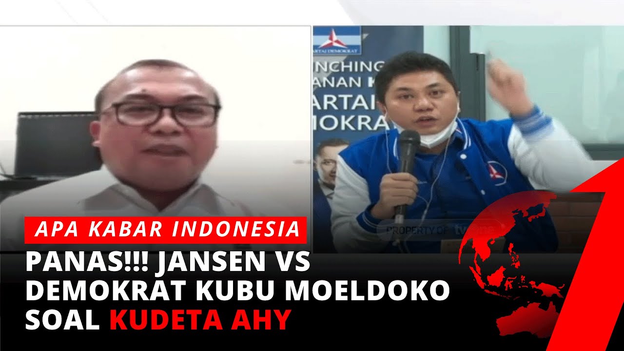 Bersitegang! Jansen Sitindaon vs Jubir Demokrat Kubu Moeldoko, Refly: Perang Akan Terbuka | AKIM