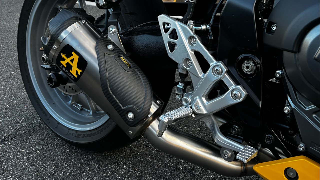 Оглушительный звук! Снят шумопоглотитель Arrow Exhaust Db Killer с GSX-8R!