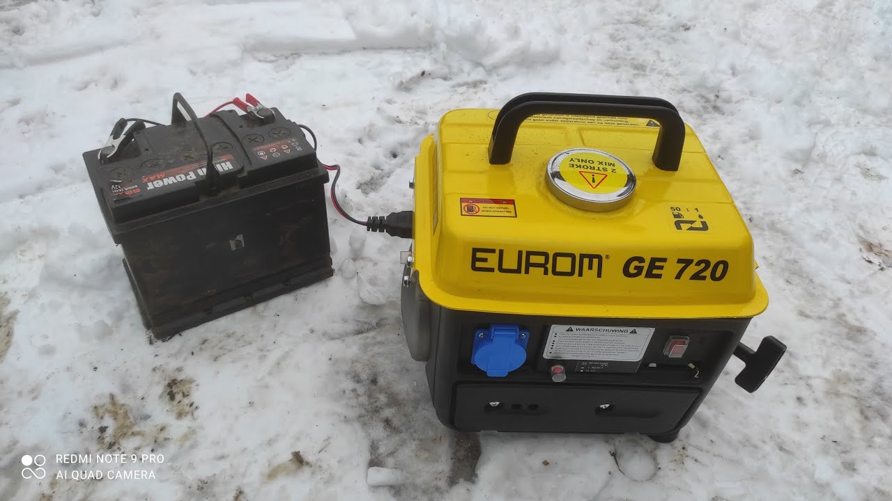 Знову розпаковка. Двохтактний бензиновий генератор, Eurom GE 720. Все буде Україна 🇺🇦