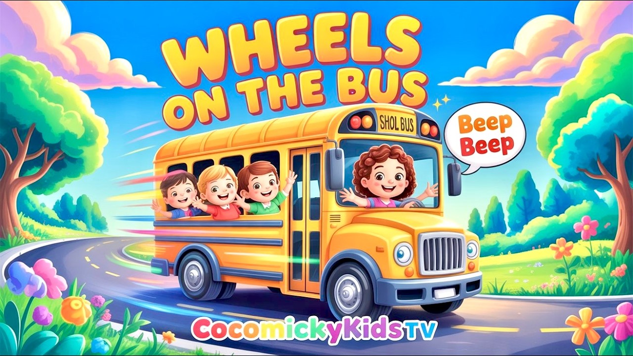 Wheels on the Bus | Nusery Rhymes & Kids Songs @CocoMickyKidsTV